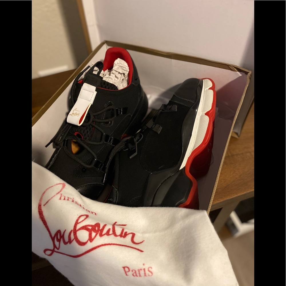 Christian Louboutin Red- Runner Flat